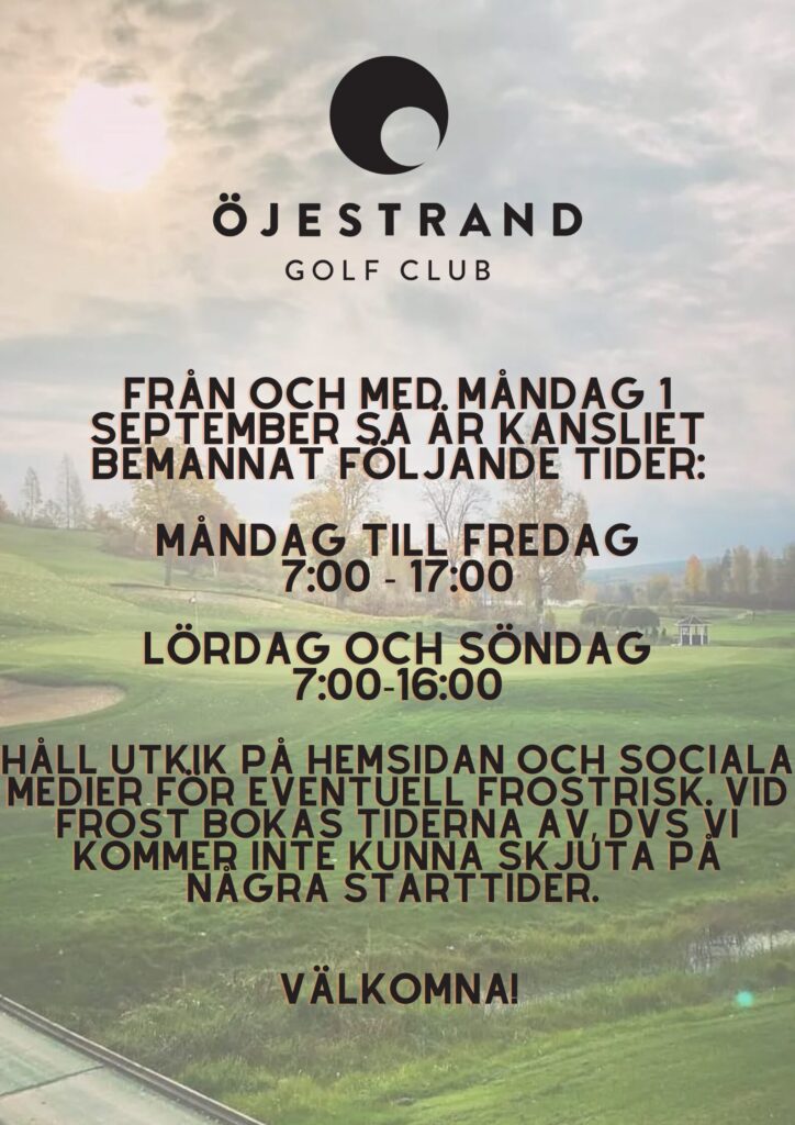 Nya öppettider i kansliet